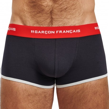 3-Pack Cotton Stretch Boxer Briefs - Blue - White - Red