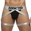 AD Fetish AD Party Leg Harness - Silver