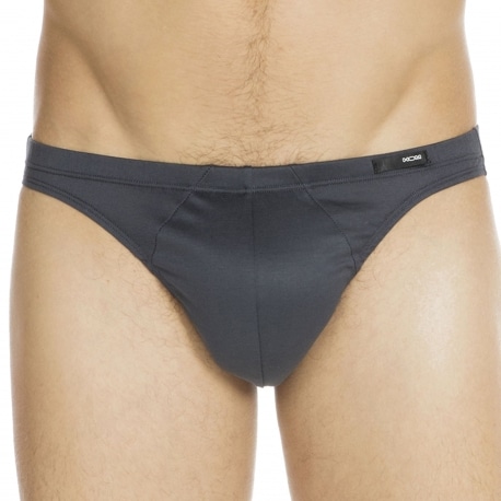 HOM Premium Cotton Comfort Micro Briefs - Grey