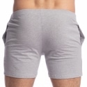 L'Homme invisible Louspo Lounge Shorts - Heather Grey