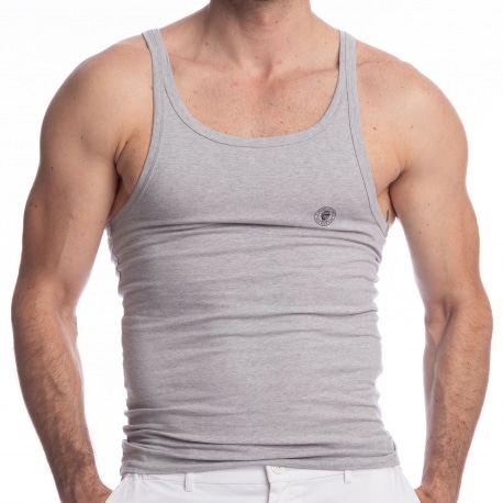 Invi Quality Basic Tank Top Grey / L = US Small