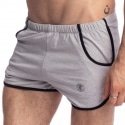 L'Homme invisible Short Split Louspo Gris Chiné