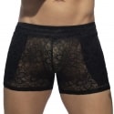 Addicted Flowery Lace Shorts - Black