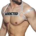 AD Fetish Metal Multi Band Harness - Silver