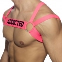 AD Fetish Harnais Neon Multi Band Rose Fluo