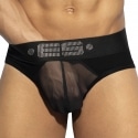 ES Collection Strass C-Through Briefs - Black