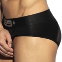 ES Collection Strass C-Through Briefs - Black