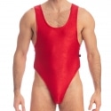 L'Homme invisible Barbados Cherry Thong Bodysuit - Red