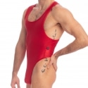 L'Homme invisible Barbados Cherry Thong Bodysuit - Red