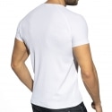 ES Collection Recycled Rib V-Neck T-Shirt - White