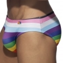 Addicted Inclusive Swim Briefs - Rainbow