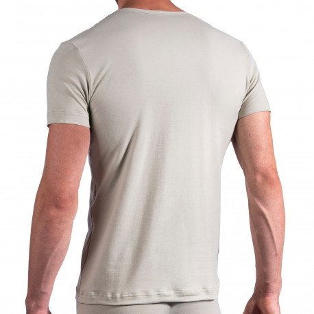 Olaf Benz RED 1601 V-Neck T-Shirt - Grey