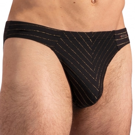 Soldes mini slips HOMME Noir INDERWEAR