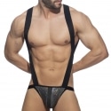 AD Fetish Glitter Fantasy Body Harness - Black