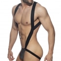 AD Fetish Glitter Fantasy Body Harness - Black