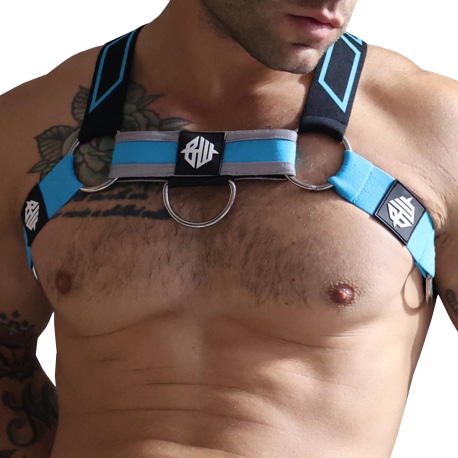 Breedwell Akira Body Harness - Aqua Blue