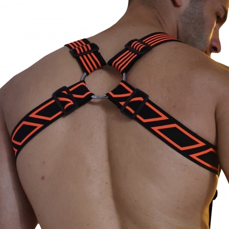 Breedwell Akira Body Harness - Neon Orange