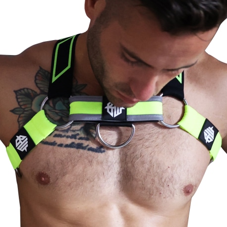 Breedwell Akira Body Harness - Neon Yellow