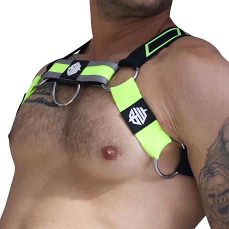 Breedwell Akira Body Harness - Neon Yellow