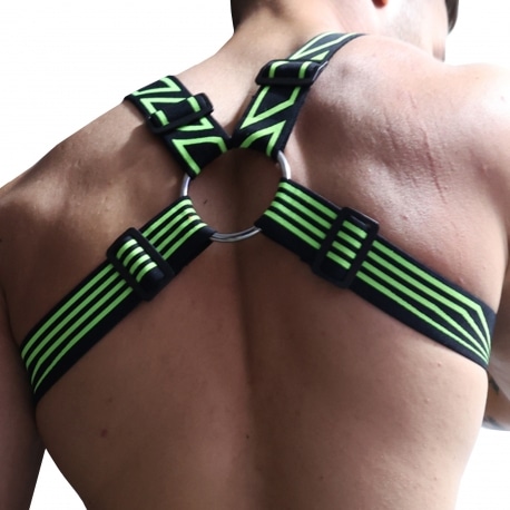 Breedwell Akira Body Harness - Neon Yellow