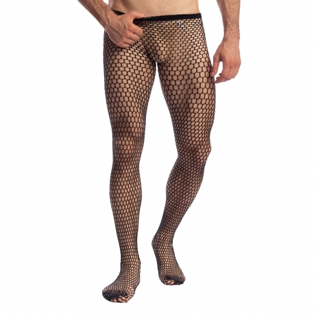 L'Homme invisible Stardust Stockings - Black