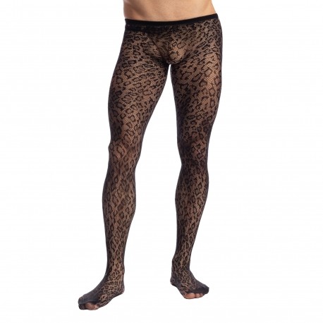 L'Homme invisible Collants Izzy Leo Noirs