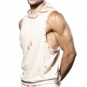 Andrew Christian Maverick Sleeveless Hoodie - Beige