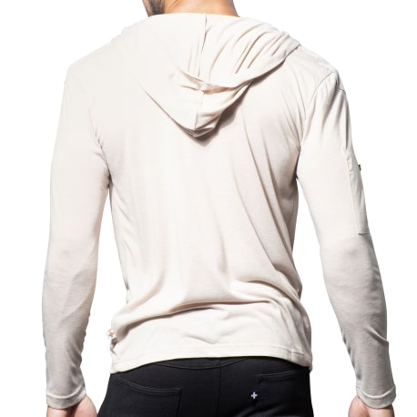 Andrew Christian Boheme Hoodie - Beige