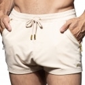 Andrew Christian Maverick Jogger Shorts - Beige