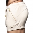 Andrew Christian Maverick Jogger Shorts - Beige