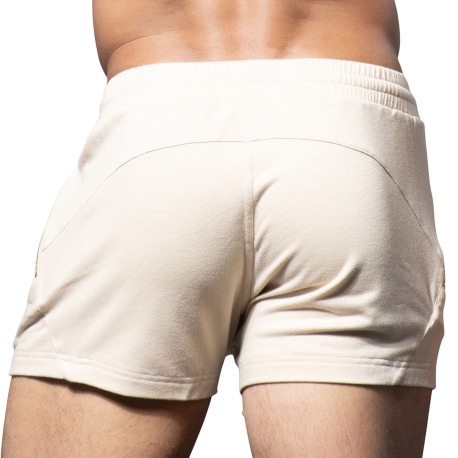 Andrew Christian Maverick Jogger Shorts - Beige