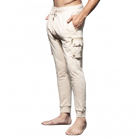 Pantalon Cargo Homme Beige