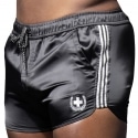 Andrew Christian Squad Satin Shorts - Black