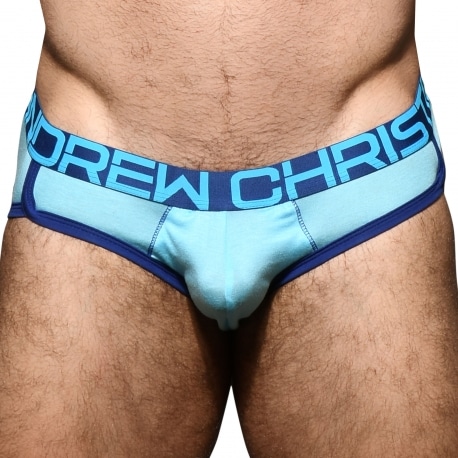 Andrew Christian CoolFlex Modal Briefs with Show-It - Sky Blue