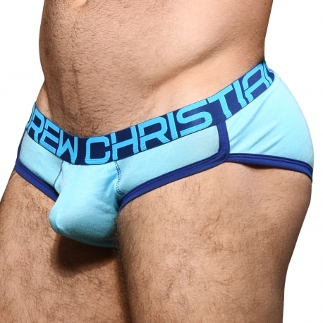 Andrew Christian CoolFlex Modal Briefs with Show-It - Sky Blue