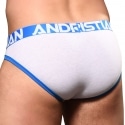 Andrew Christian CoolFlex Active Modal Briefs with Show-It  - White Heather