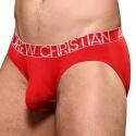 Andrew Christian Almost Naked Happy Modal Briefs - Red