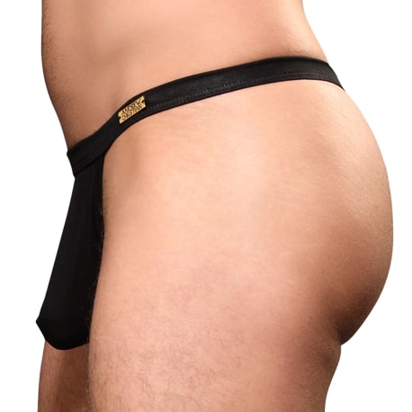 Andrew Christian Almost Naked Sex Bamboo Thong - Black