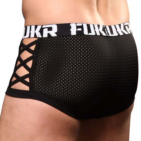 Andrew Christian Boxer X FUKR Mesh Noir