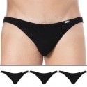 SKU 3-Pack Cotton Mini Briefs - Black