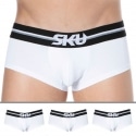 SKU 3-Pack First Cotton Trunks - White