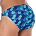 Sweet Banana Scales Swim Briefs - Blue