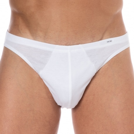 HOM Premium Cotton Comfort Micro Briefs - White