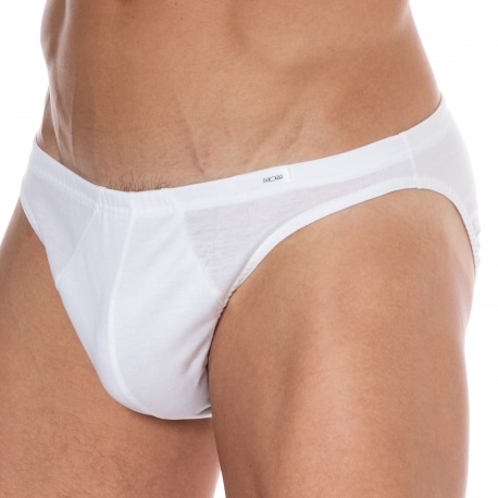 HOM Premium Cotton Comfort Micro Briefs - White