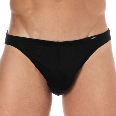 HOM Premium Cotton Comfort Micro Briefs - Black