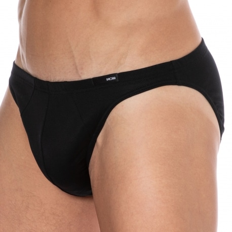 HOM Premium Cotton Comfort Micro Briefs - Black