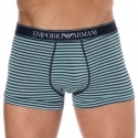 Emporio Armani Boxer Yarn Dyed Coton Rayure Arctique