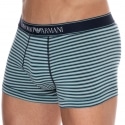 Emporio Armani Boxer Yarn Dyed Coton Rayure Arctique