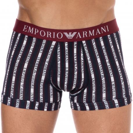 Emporio Armani Core Logoband Cotton Boxer Briefs Navy INDERWEAR