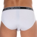 Emporio Armani Slip Core Logoband Coton Blanc